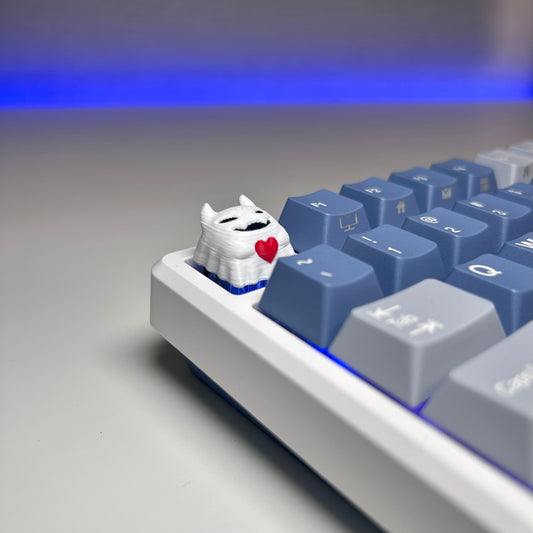 Valentine ghost keycap