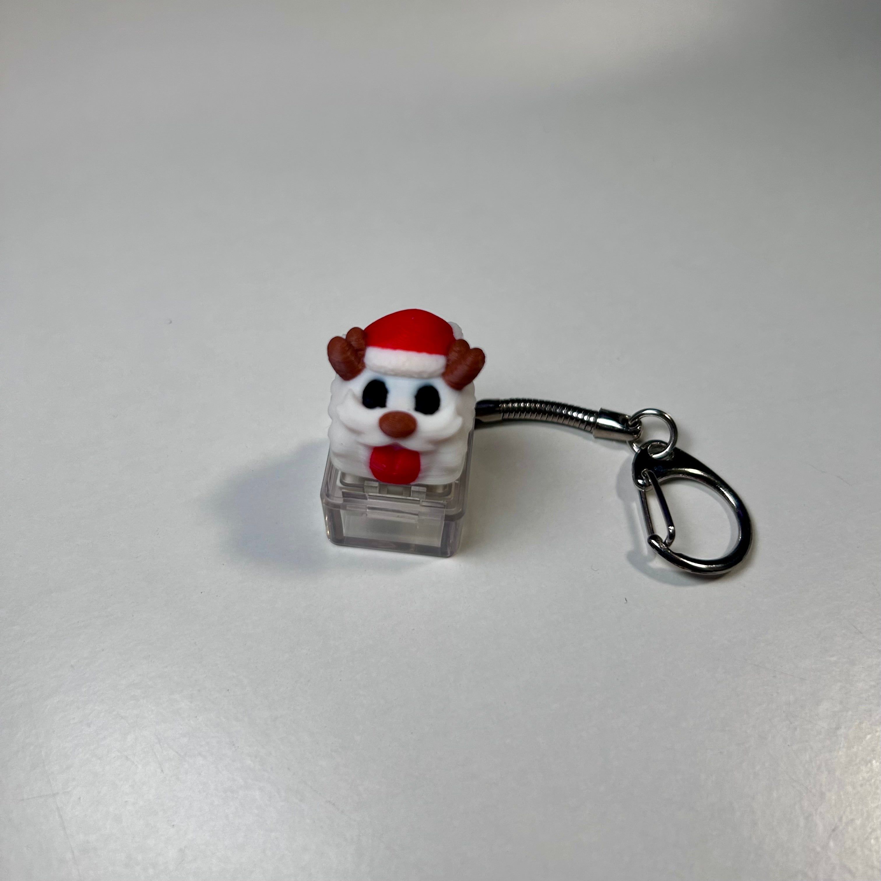 Christmas Poro Keycap Keychain