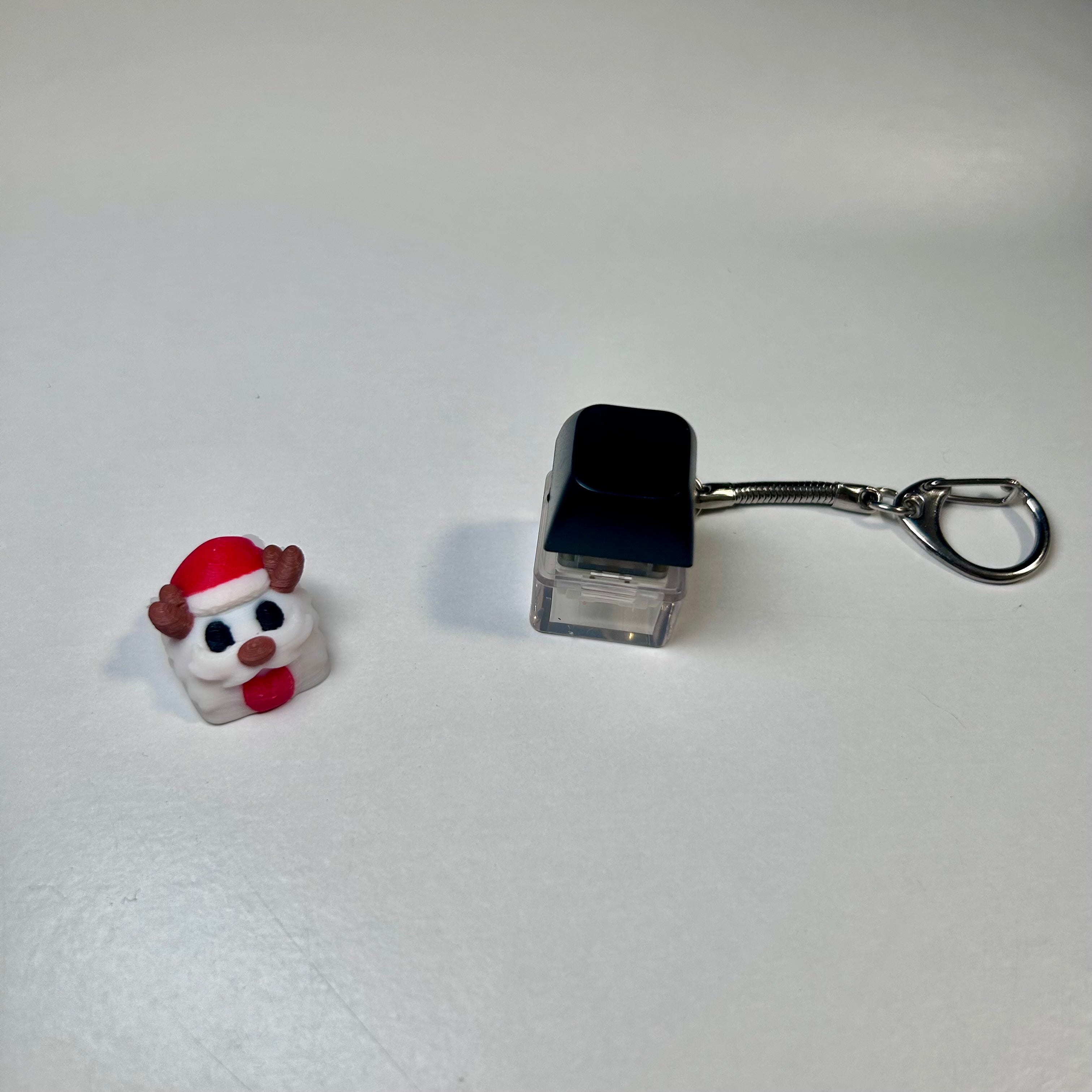 Christmas Poro Keycap Keychain